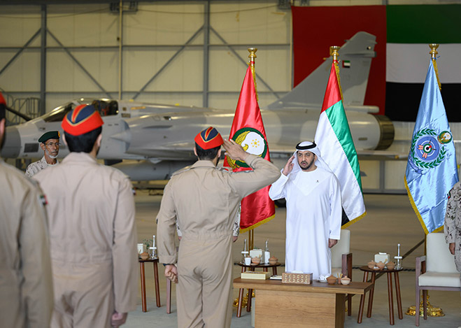 Hamdan bin Zayed visits Liwa Air Base, inaugurates Ahmed Khamis Al Hameli Road