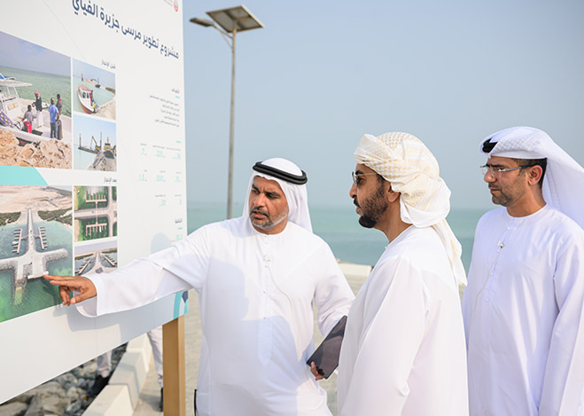 Hamdan bin Zayed Inaugurates Maritime Developments at Sila and Al Fayiyi Island in Al Dhafra Region