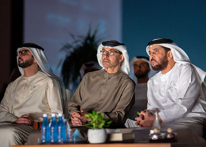 Hamdan bin Zayed, Hazza bin Zayed attend opening of Liwa International Festival 2026