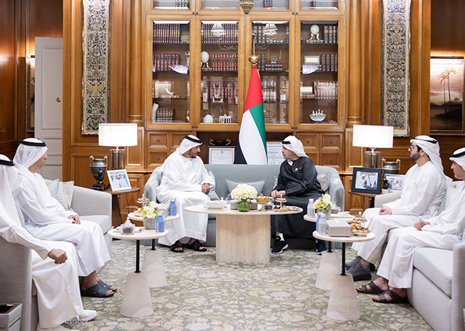 Hamdan bin Zayed reviews ERC's humanitarian initiatives