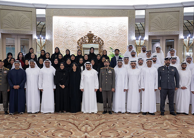 Hamdan bin Zayed receives organising team for IUCN World Conservation Congress 2025