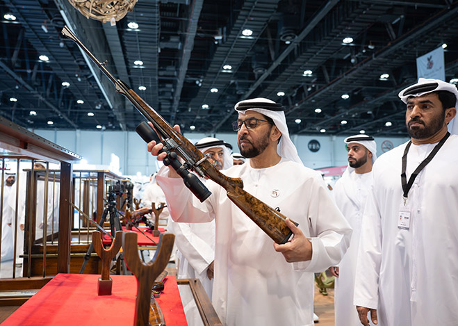 Hamdan bin Zayed visits ADIHEX 2025
