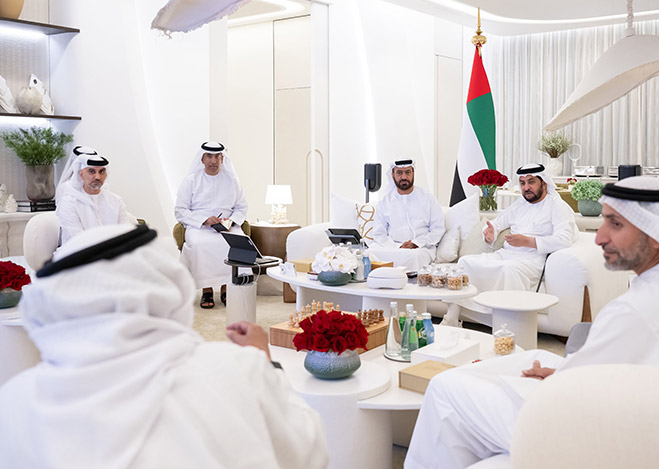 Hamdan bin Zayed reviews preparations for Union Fortress 11 show